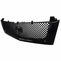 Overtime Front Grille for 02 to 06 Cadillac Escalade, Gloss Black - 17 x 17 x 48 in. OV2654409